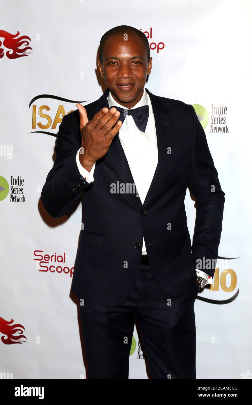 LOS ANGELES - APR 3:  J August Richards at the 10th Indie Series Awards at the Colony Theater on April 3, 2019 in Burbank, CA Stock Photo