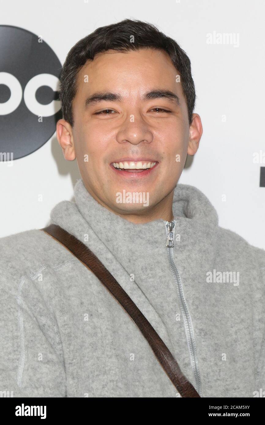 LOS ANGELES - FEB 5: Conrad Ricamora at the Disney ABC Television ...