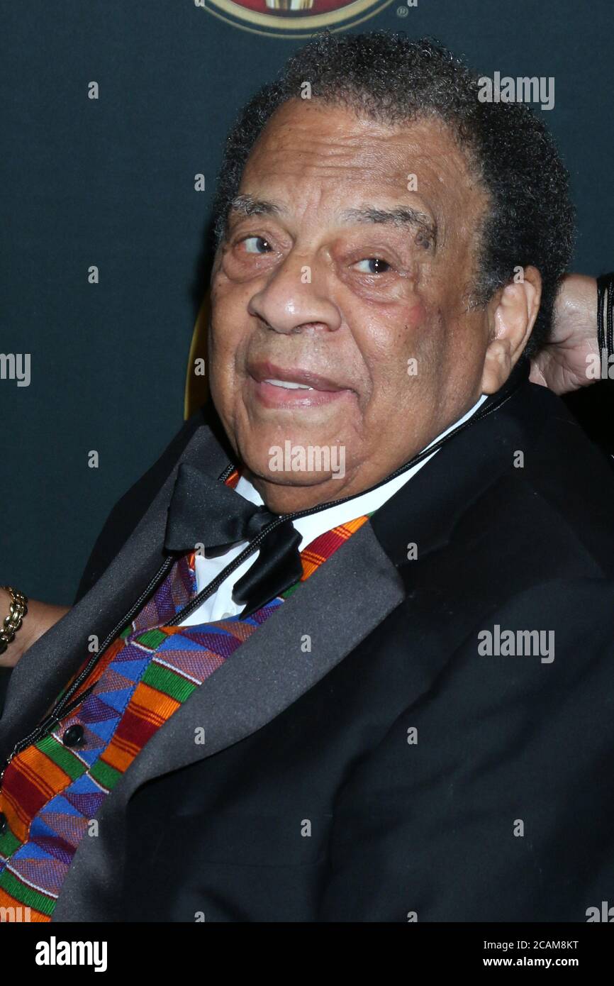 LOS ANGELES DEC 4 Andrew Young at the 2019 Bounce Trumpet Awards at Dolby Theater on December