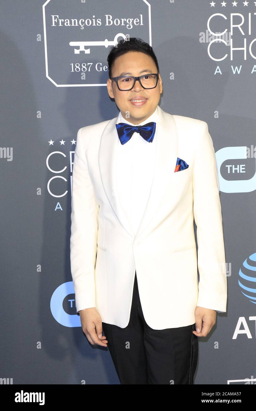 LOS ANGELES - JAN 13:  Nico Santos at the Critics Choice Awards  at the Barker Hanger on January 13, 2019 in Santa Monica, CA Stock Photo