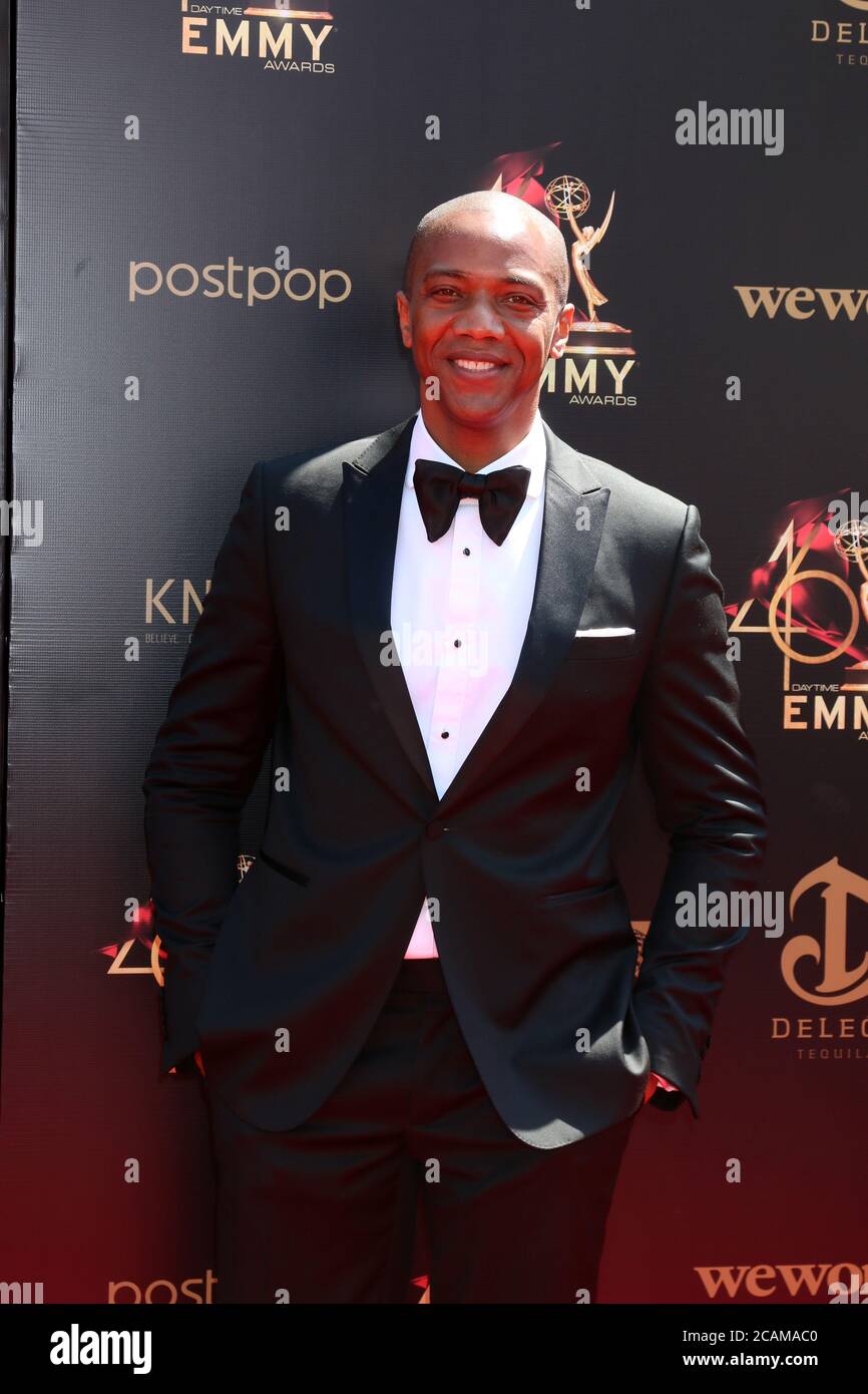 LOS ANGELES - MAY 5:  J August RIchards at the 2019  Daytime Emmy Awards at Pasadena Convention Center on May 5, 2019 in Pasadena, CA Stock Photo