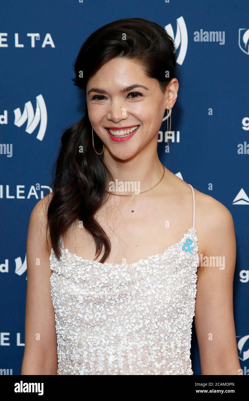 LOS ANGELES - MAR 28:  Lilan Bowden at the 30th Annual GLAAD Media Awards at the Beverly Hilton Hotel on March 28, 2019 in Los Angeles, CA Stock Photo