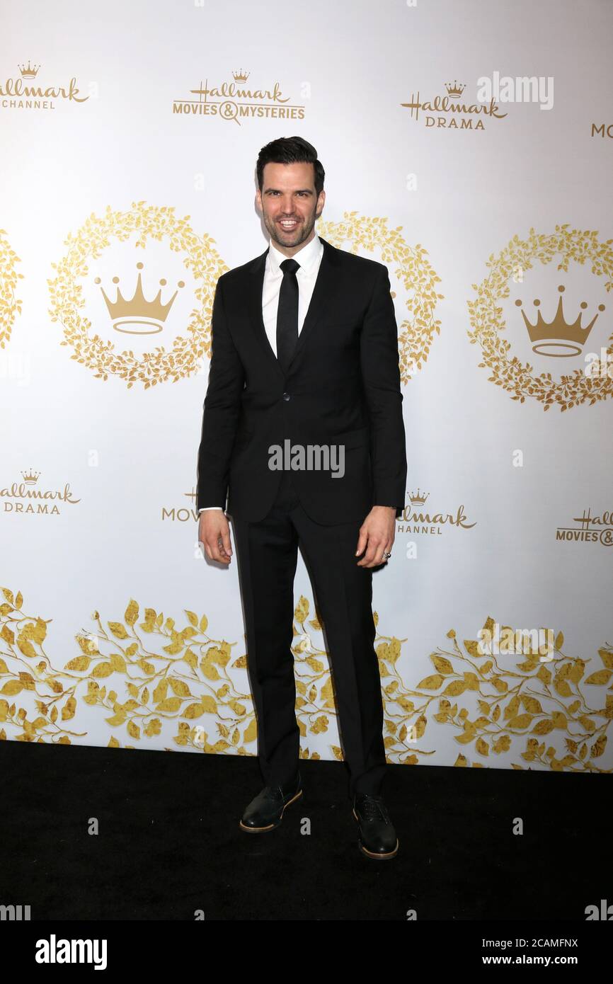 LOS ANGELES - FEB 9:  Benjamin Ayres at the Hallmark Winter 2019 TCA Event at the Tournament House on February 9, 2019 in Pasadena, CA Stock Photo
