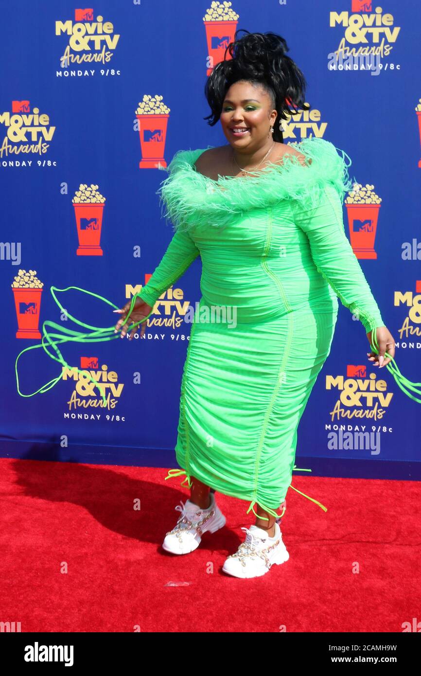 LOS ANGELES - JUN 15: Lizzo, Melissa Viviane Jefferson at the 2019 MTV ...