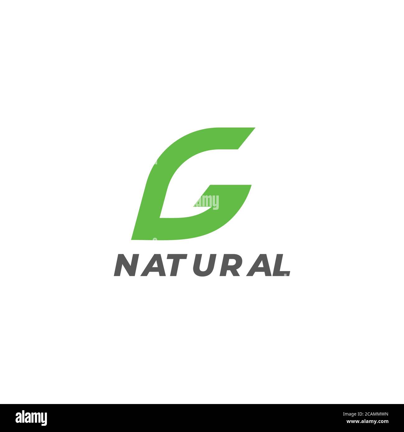 vector of letter g geometric leaf natural symbol logo Stock Vector ...