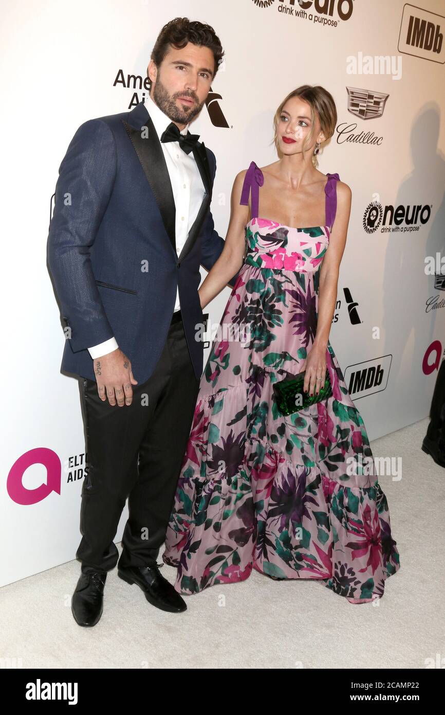 LOS ANGELES - FEB 24: Brody Jenner, Kaitlynn Carter at the Elton John