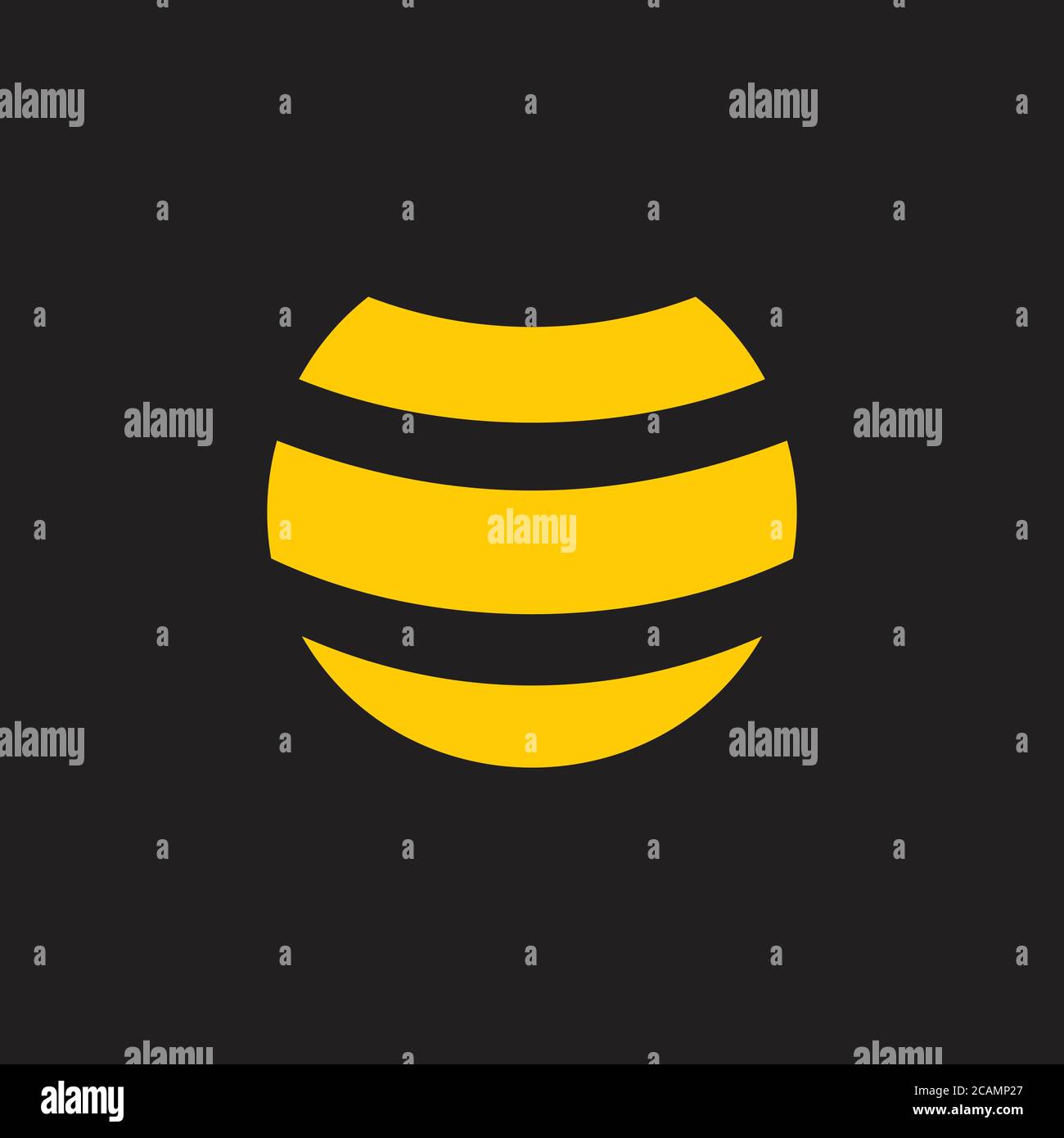 honey comb simple design symbol vector Stock Vector