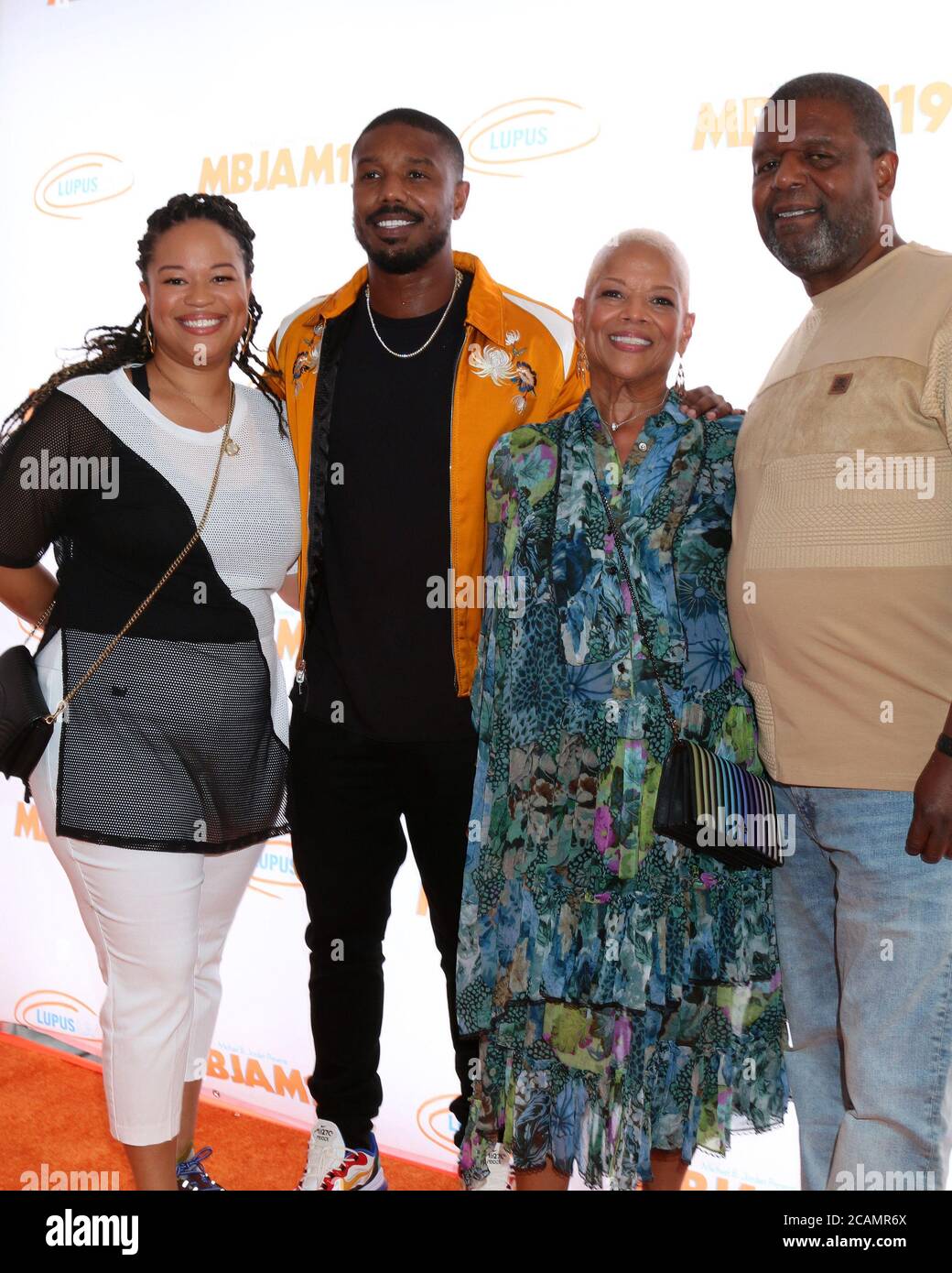 LOS ANGELES - JUL 27: Donna jordan, Michael B. Jordan, Donna Jordan, Michael  A. Jordan at the