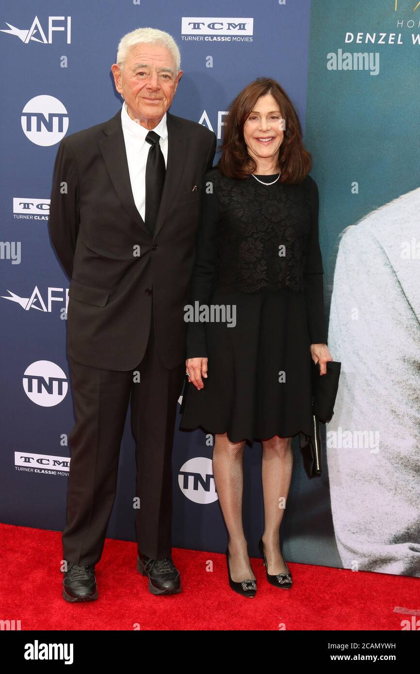 LOS ANGELES - JUN 6:  Richard Donner, Lauren Shuler Donner at the  AFI Honors Denzel Washington at the Dolby Theater on June 6, 2019 in Los Angeles, CA Stock Photo