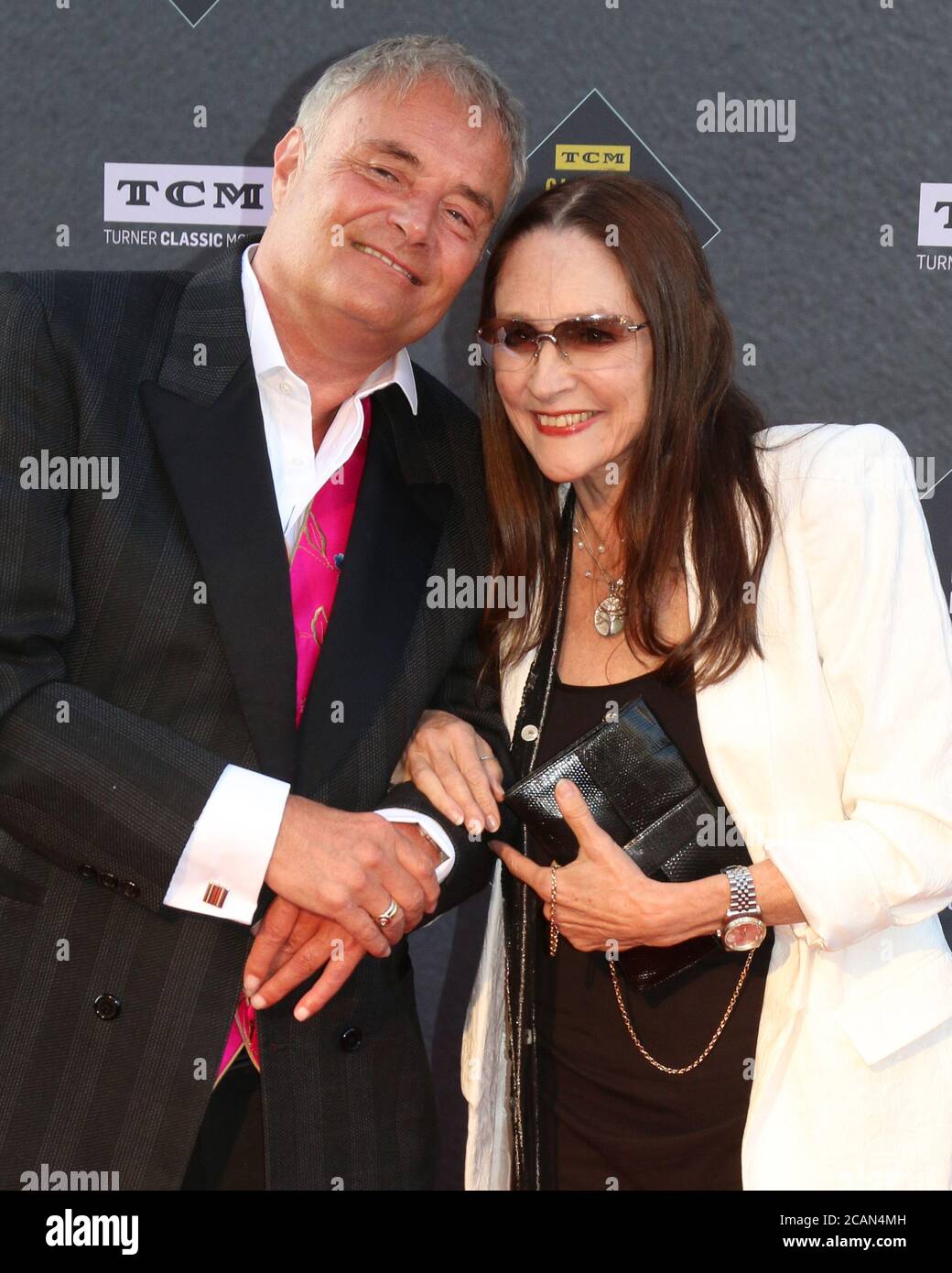 LOS ANGELES - APR 26:  Leonard Whiting, Oliva Hussey at the 2018 TCM Classic Film Festival - Opening Night Gala - 50th Anniversary of 'The Producers' at TCL Chinese Theater IMAX on April 26, 2018 in Los Angeles, CA Stock Photo
