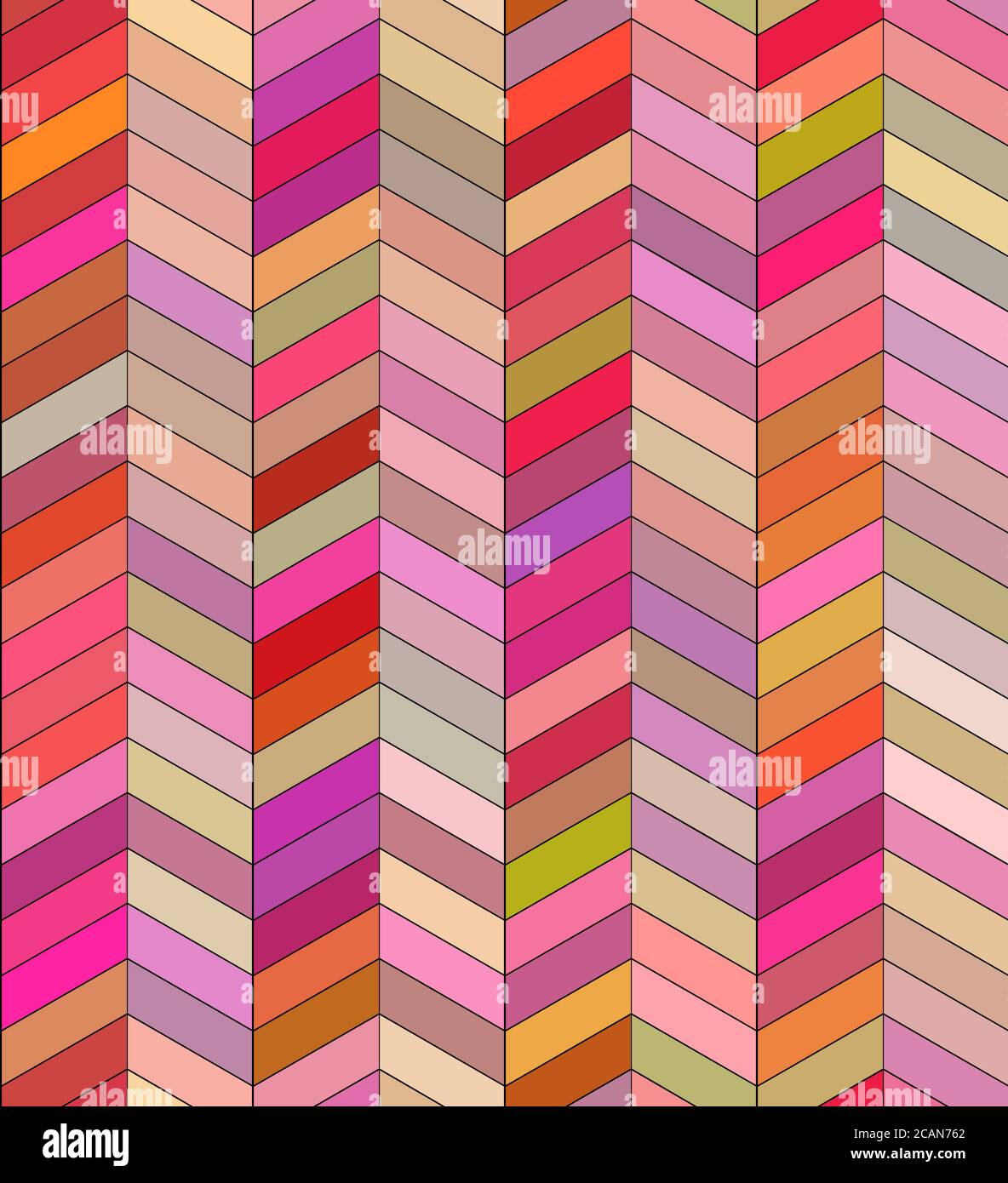 Seamless texture with parquet colored triangles. Vector background for your creativity Stock Vector