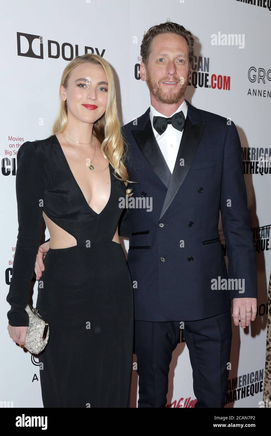 LOS ANGELES - NOV 29:  Stephanie Tarling, Brian Klugman at the 32nd American Cinematheque Award at the Beverly Hilton Hotel on November 29, 2018 in Beverly Hills, CA Stock Photo