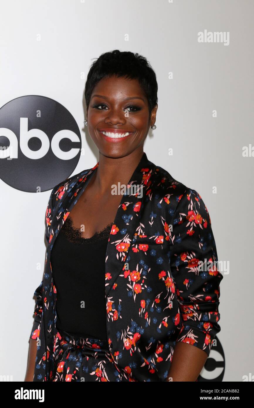 LOS ANGELES - AUG 7:  Afton Williamson at the ABC TCA Party- Summer 2018 at the Beverly Hilton Hotel on August 7, 2018 in Beverly Hills, CA Stock Photo