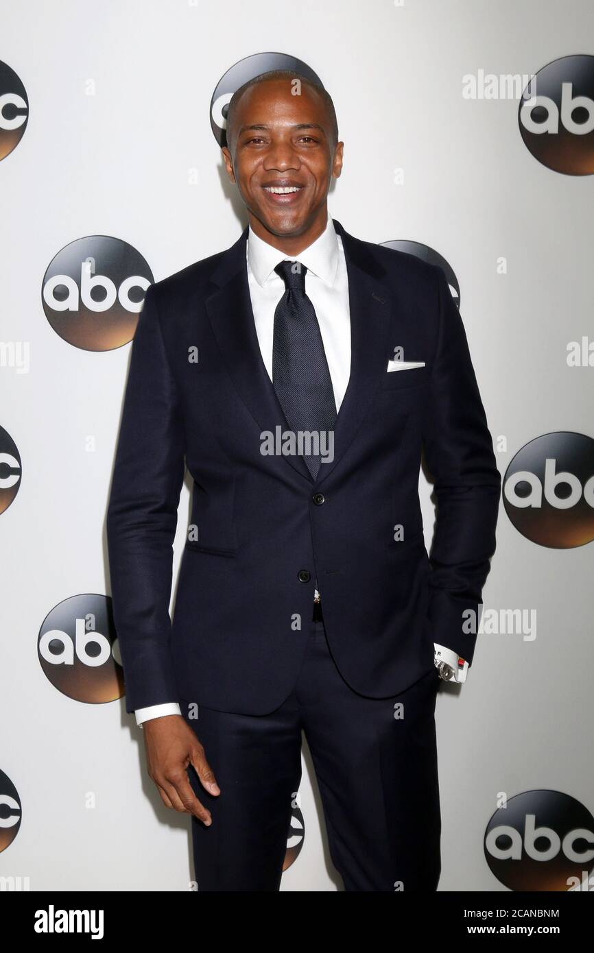 LOS ANGELES - JAN 15:  J August Richards at the 2018 NAACP Image Awards at Convention Center on January 15, 2018 in Pasadena, CA Stock Photo