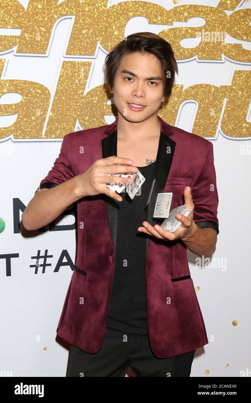 LOS ANGELES AUG 14 Shin Lim at the "America's Got Talent" Season 13