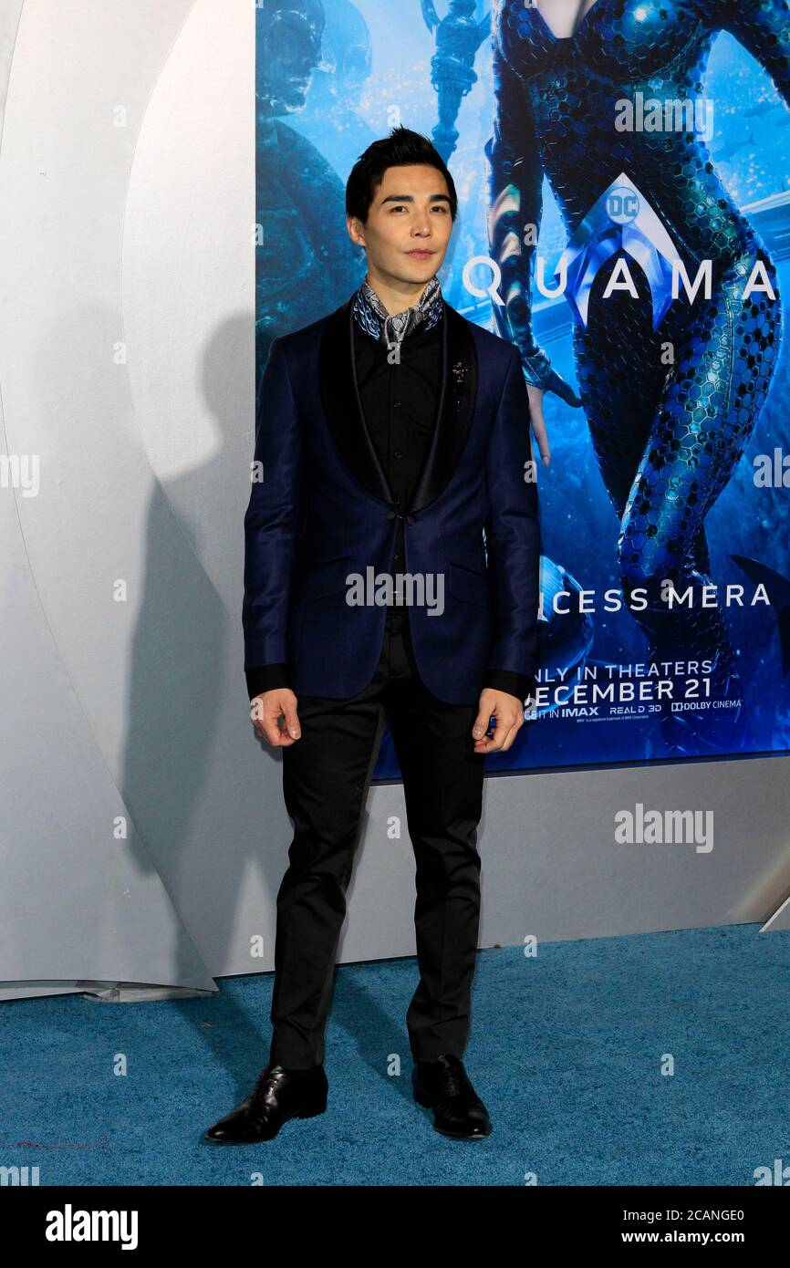 Los Angeles Dec 12 Ludi Lin At The Aquaman Premiere At The Tcl Chinese Theater Imax On December 12 2018 In Los Angeles Ca Stock Photo Alamy