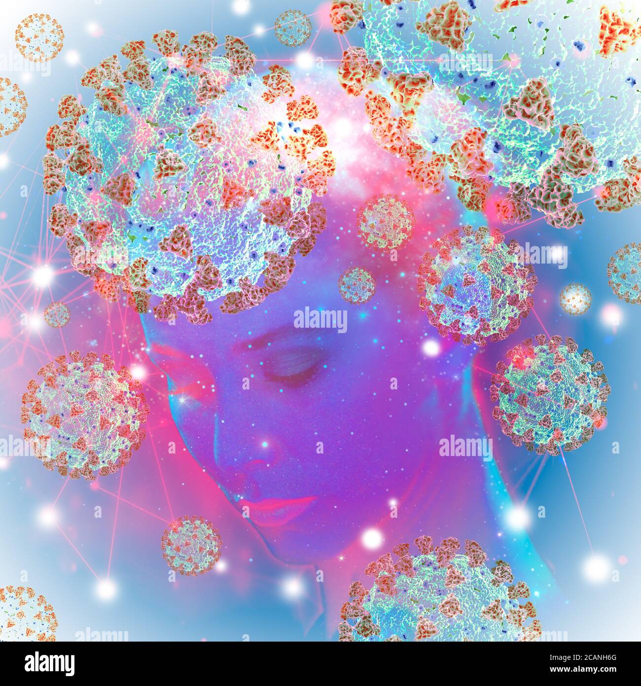 Sars cov 2 virus particle hi-res stock photography and images - Alamy