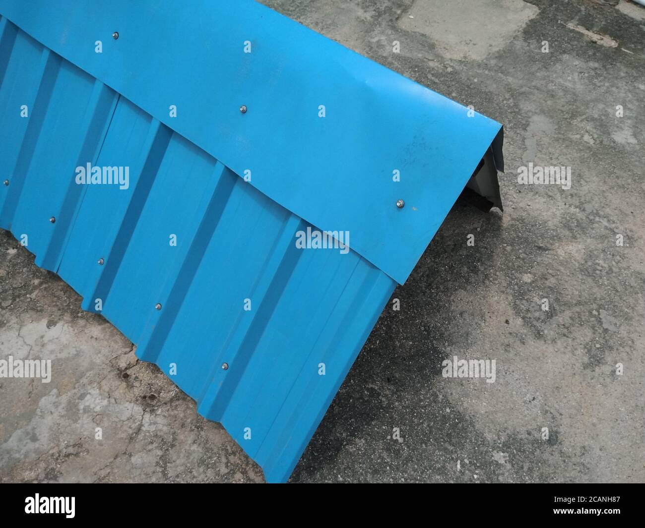 A picture of tin shade for roof Stock Photo Alamy