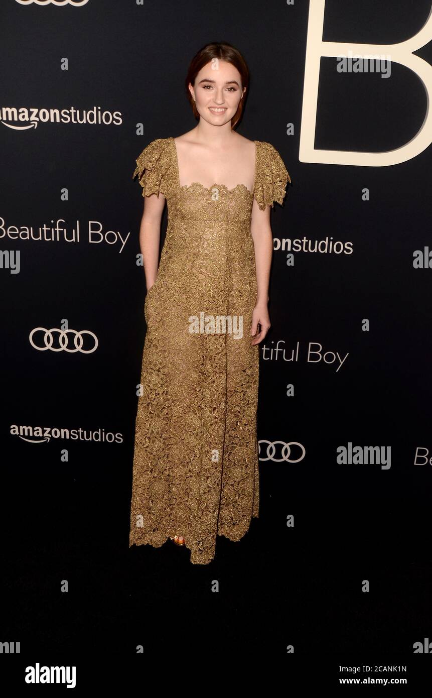 LOS ANGELES - OCT 8: Kaitlyn Dever at the "Beautiful Boy" Premiere at