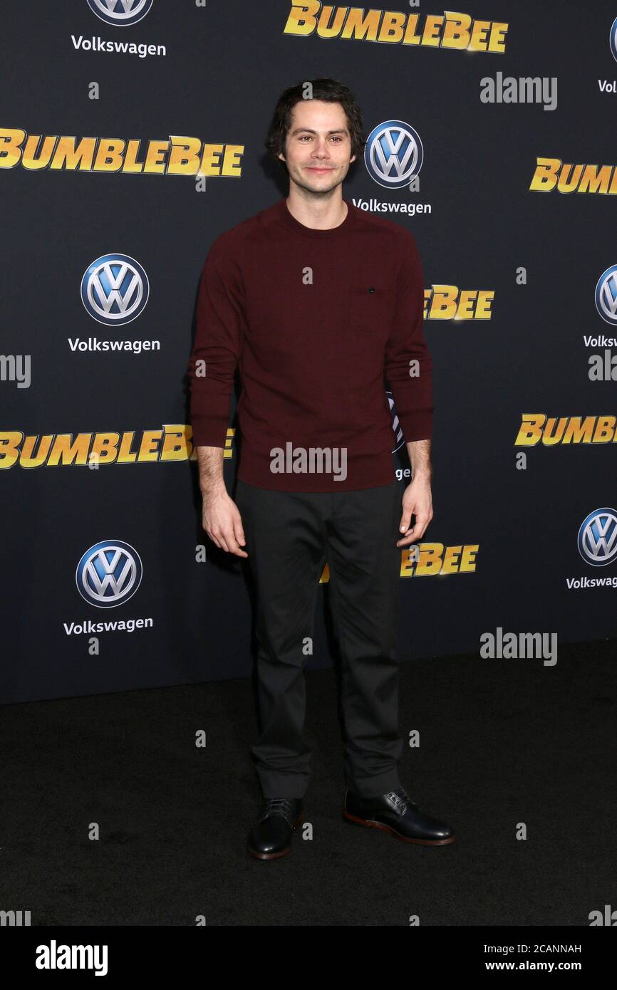 LOS ANGELES DEC 9 Dylan O'Brien at the "Bumblebee" World Premiere at