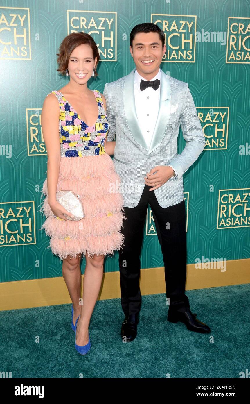 LOS ANGELES - AUG 7: Liv Lo, Henry Golding at the "Crazy Rich Asians