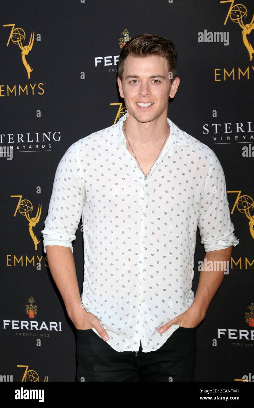LOS ANGELES - AUG 22:  Chad Duell at the Daytime Peer Group ATAS Reception at the Television Academy on August 22, 2018 in North Hollywood, CA Stock Photo