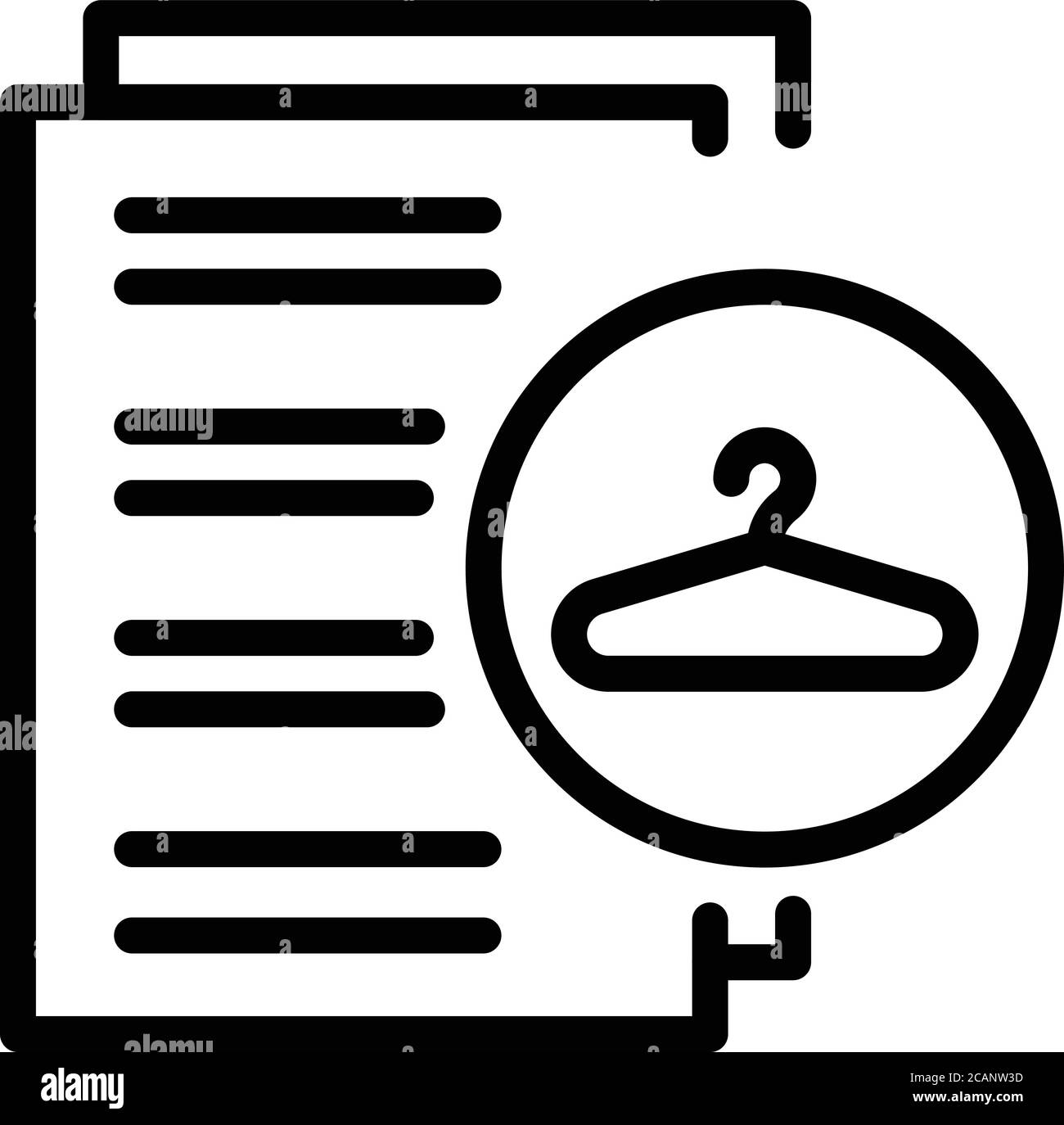 Cleaning order service icon, outline style Stock Vector Image & Art - Alamy