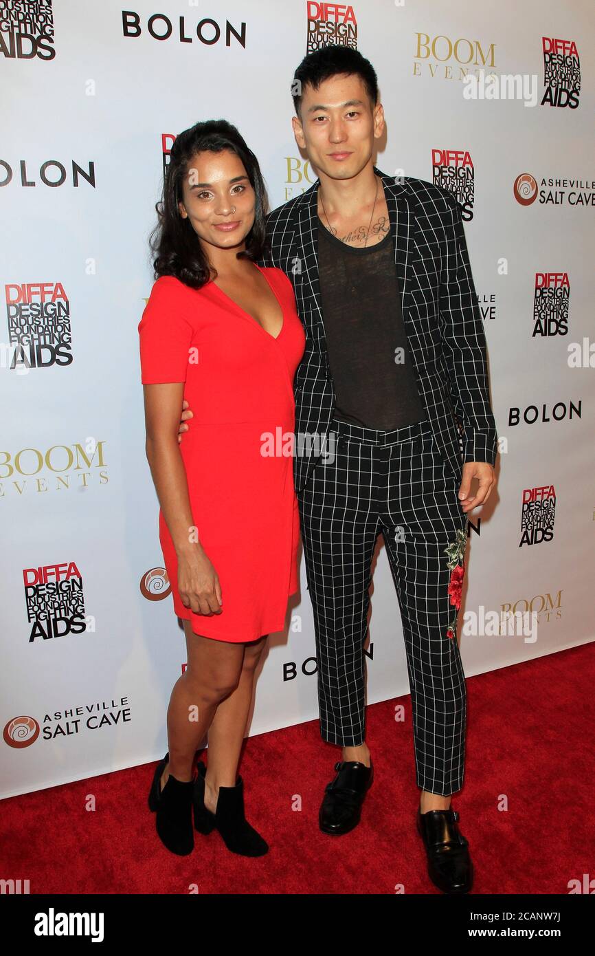 LOS ANGELES AUG 25 Kelsey Packwood, Jake Choi at the DIVERSITY x