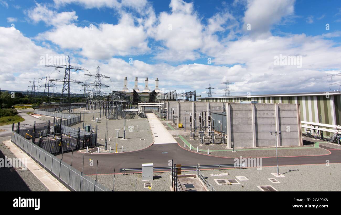 Connah's Quay Power Station Stock Photo Alamy