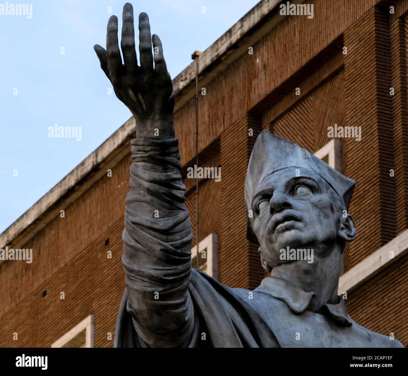 A statue of San Carlo, Charles Borromeo, Rome, Italy Stock Photo - Alamy