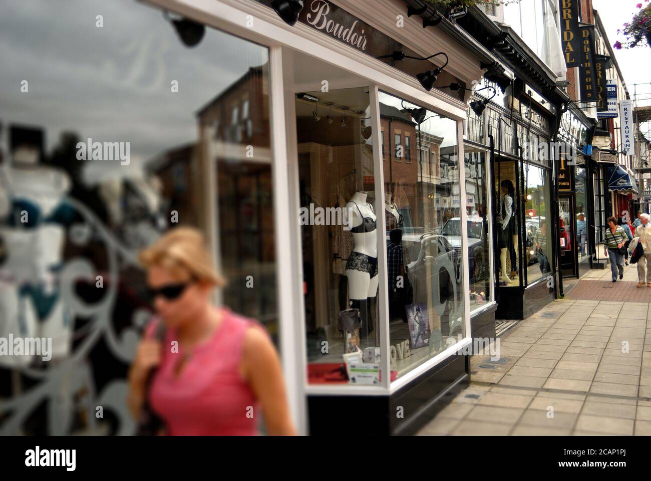 Shops on Grange Road, Darlington Stock Photo Alamy