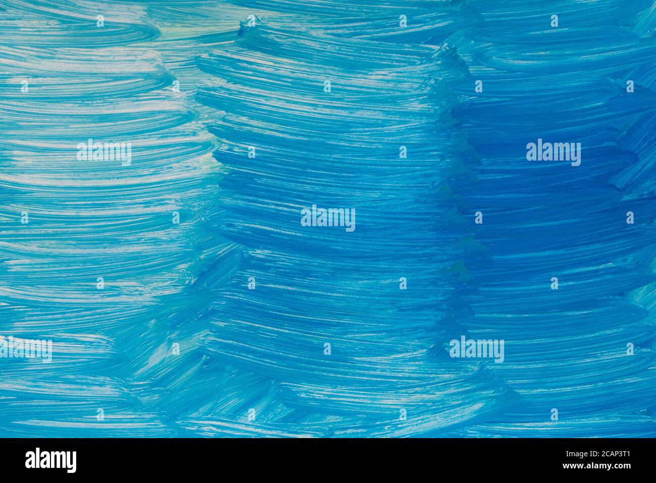 blue color painted on paper background texture Stock Photo