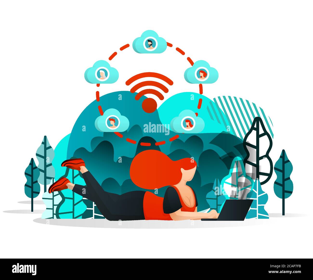 of things to Share. Girl or People Can Work With Friend