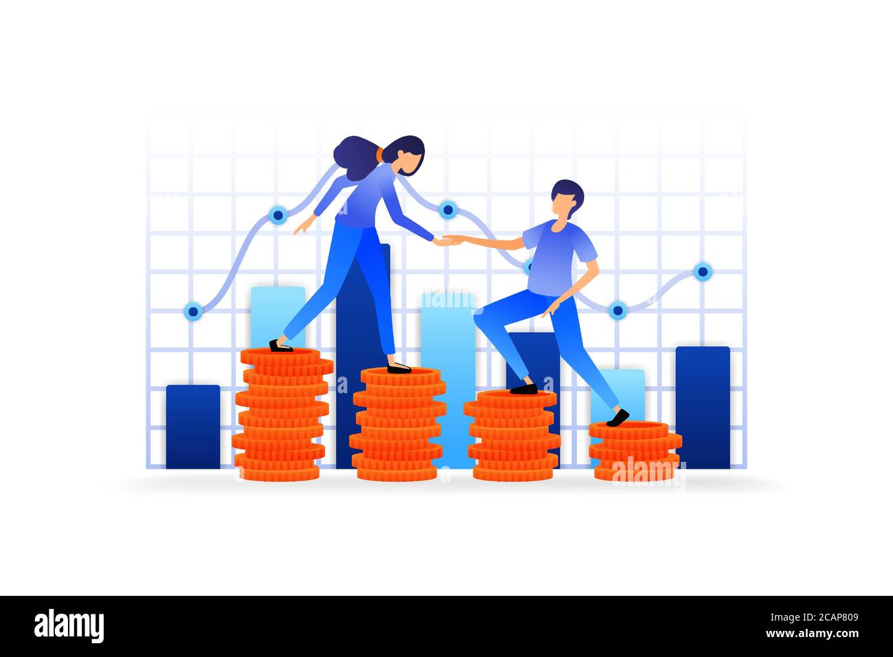 develop money investment assets into profit. monitor the company's