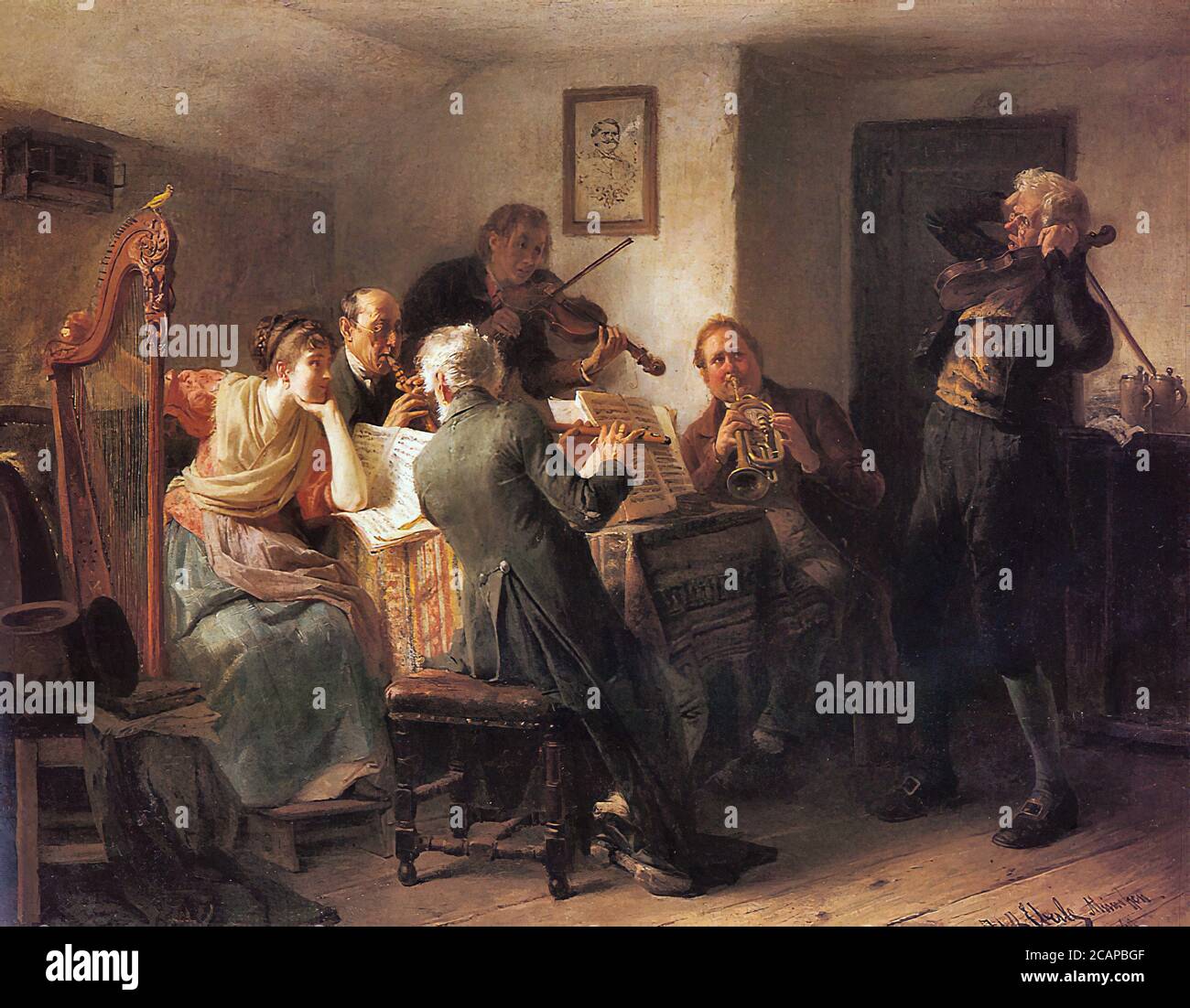 Eberle Adolf - the Sour Note - German School - 19th and Early 20th ...