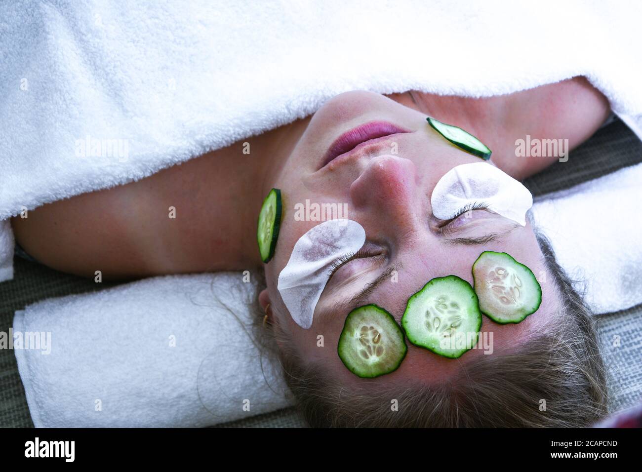 Download Face Mask Beauty Cucumber High Resolution Stock Photography And Images Alamy PSD Mockup Templates