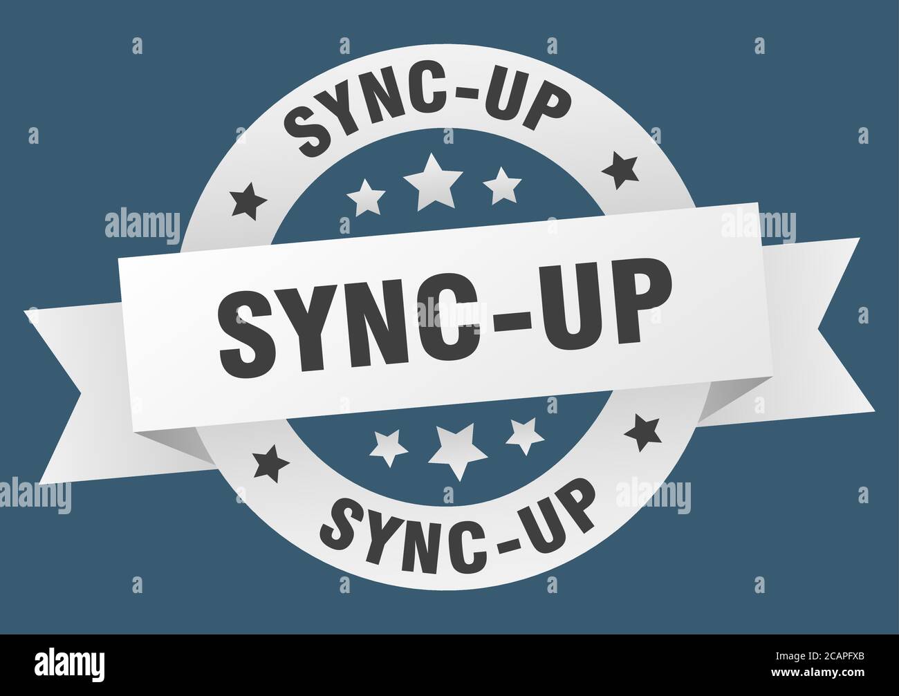 syncup round ribbon isolated label. syncup sign Stock Vector Image & Art Alamy