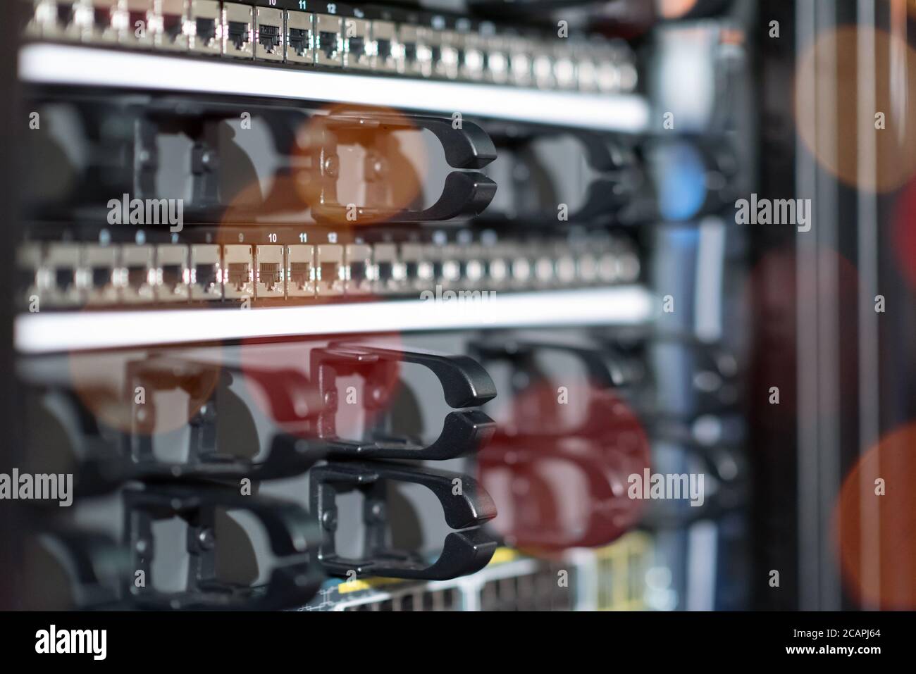 Resource Rack Office Hosting platform for modern Internet resources. Rack with server data ...