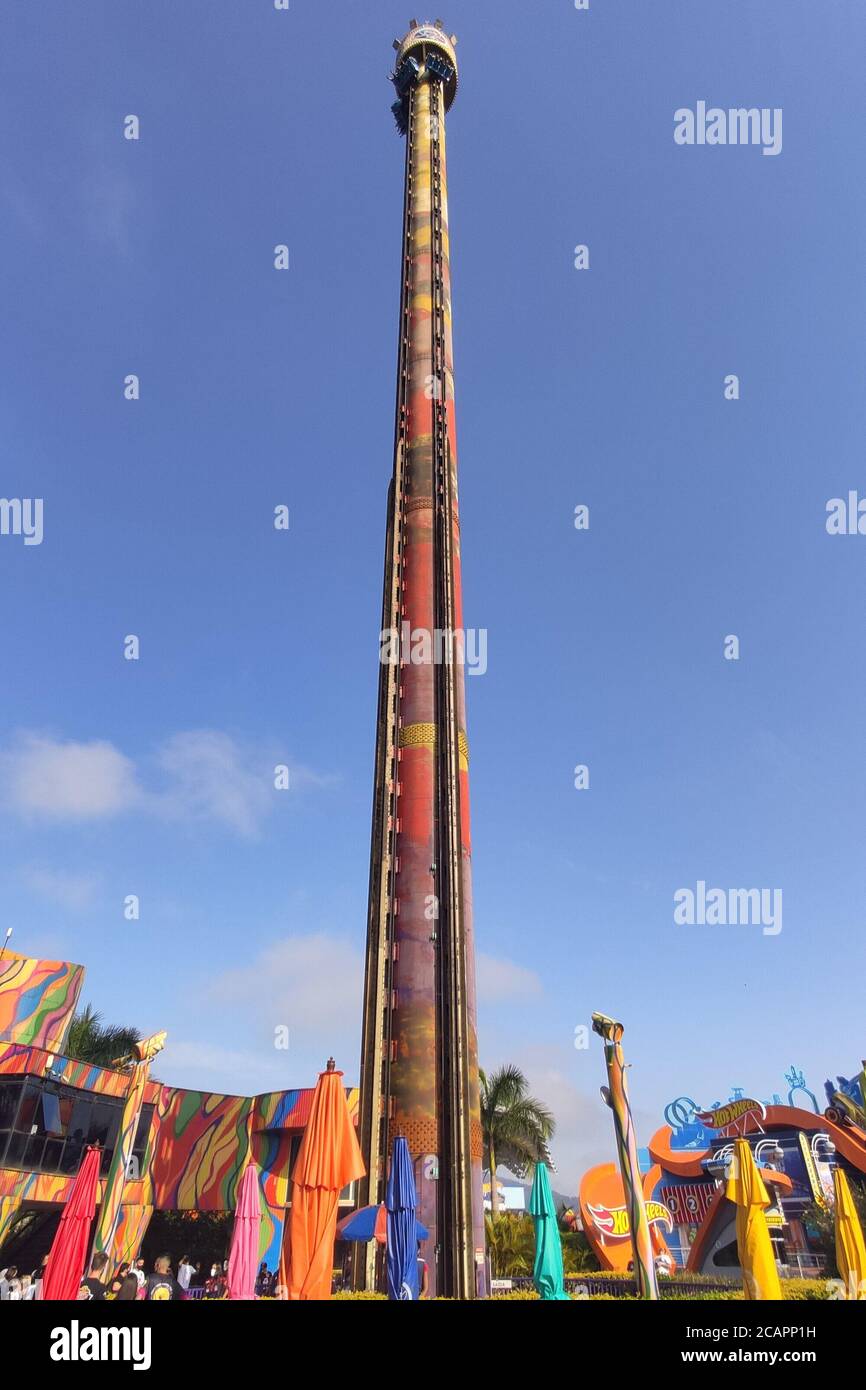 Big Tower - Beto Carrero World - Santa Catarina . Brazil Stock Image -  Image of lighting, beto: 278337097