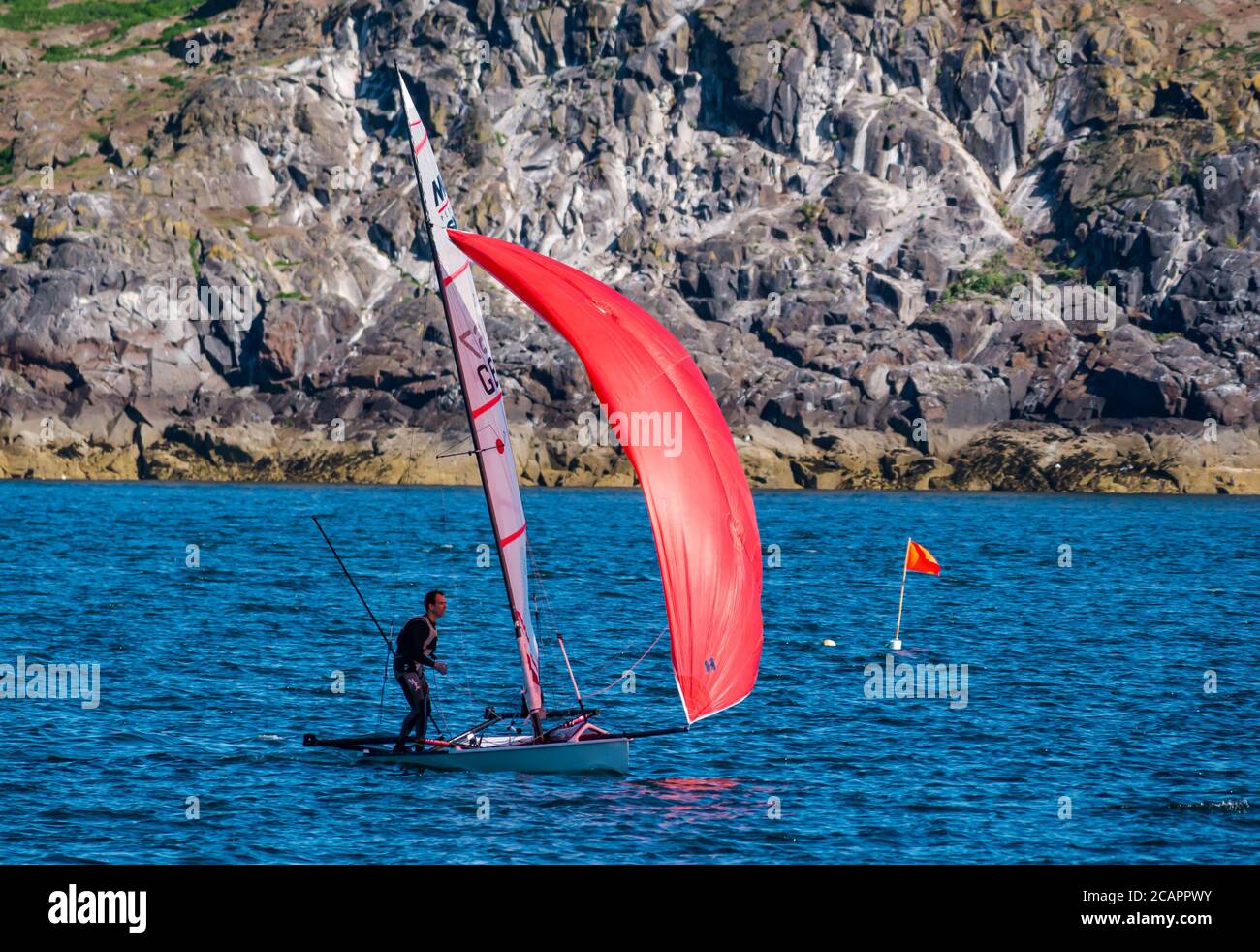 North Berwick, East Lothian, Scotland, 8th August 2020. UK Weather