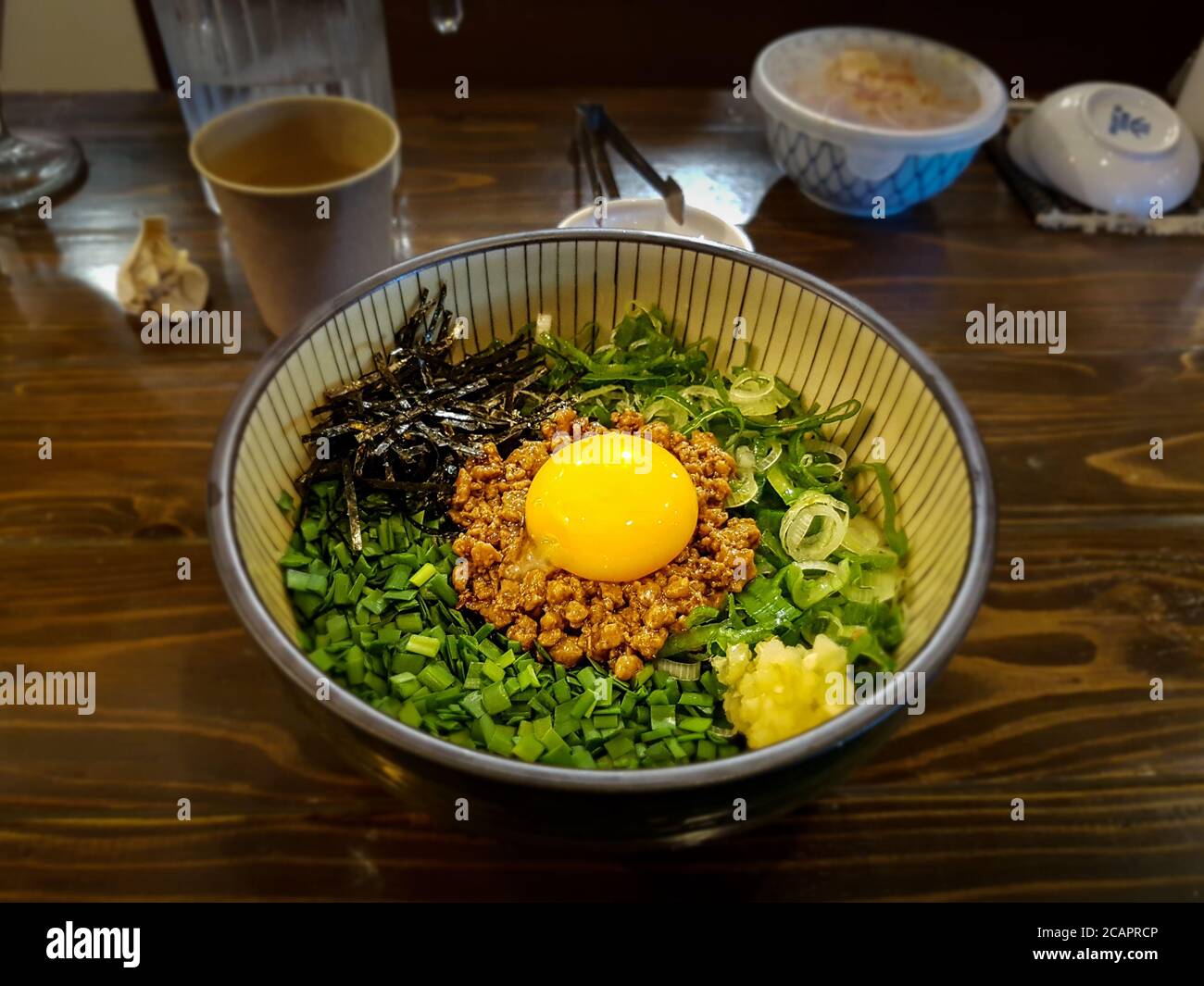Ramen with toppings hi-res stock photography and images - Alamy