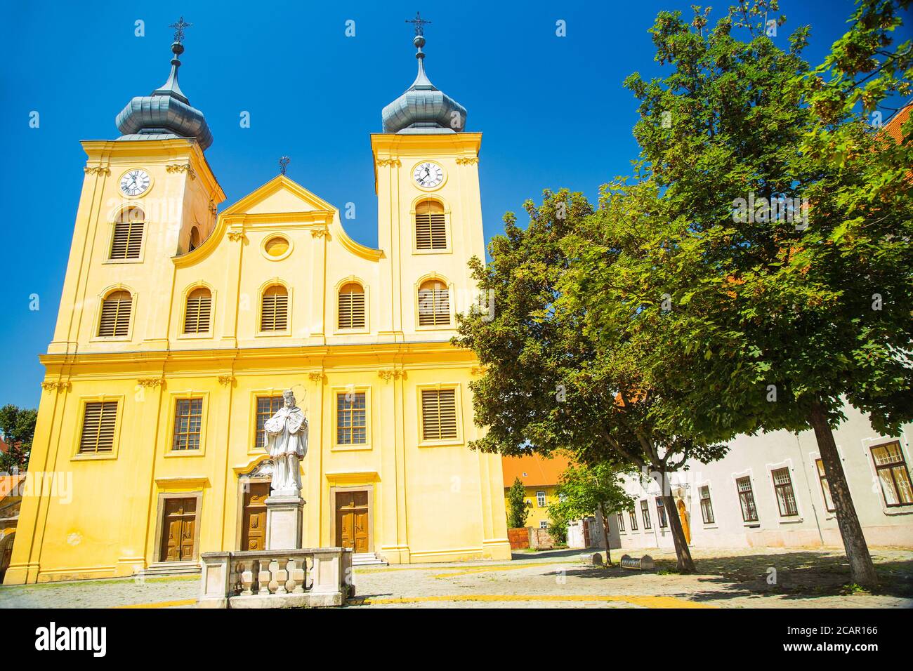 Croatia, church of St. Michael within the walls of the medieval Osijek Tvrdja Stock Photo