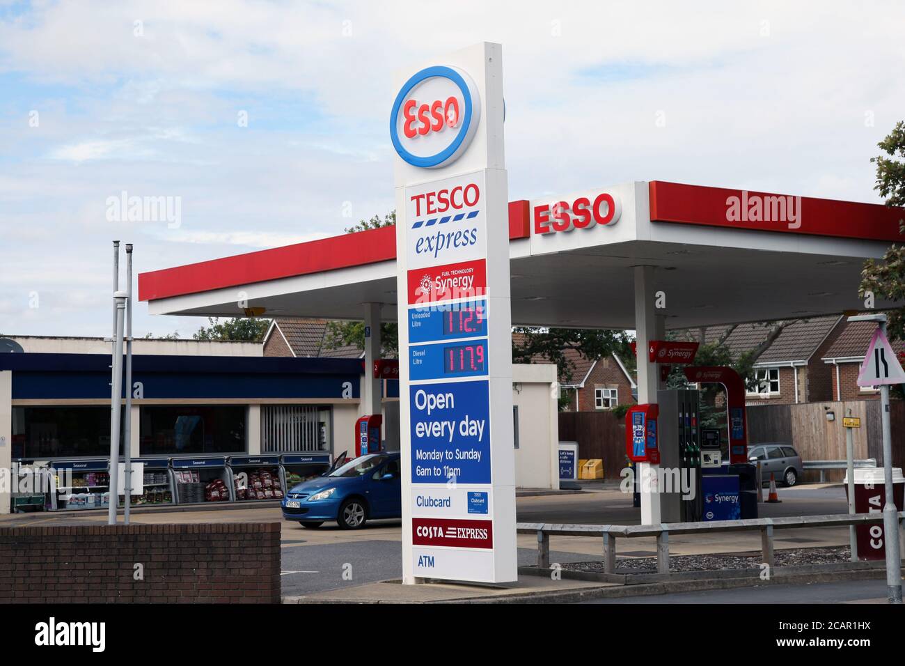 Tesco esso petrol station hires stock photography and images Alamy