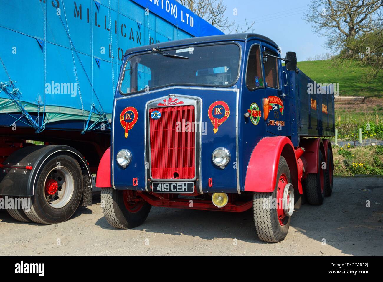 Albion Riever at Brough. Kirkby Stephen Commercial Vehicle Rally 2014 Stock Photo Alamy
