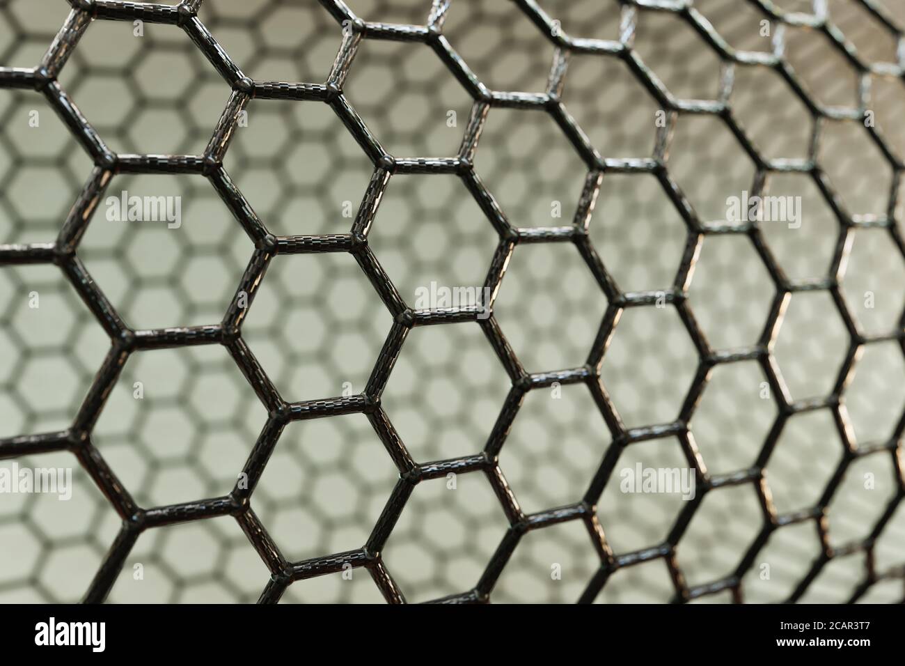 3D rendering of carbon nanotube on dark background Stock Photo - Alamy