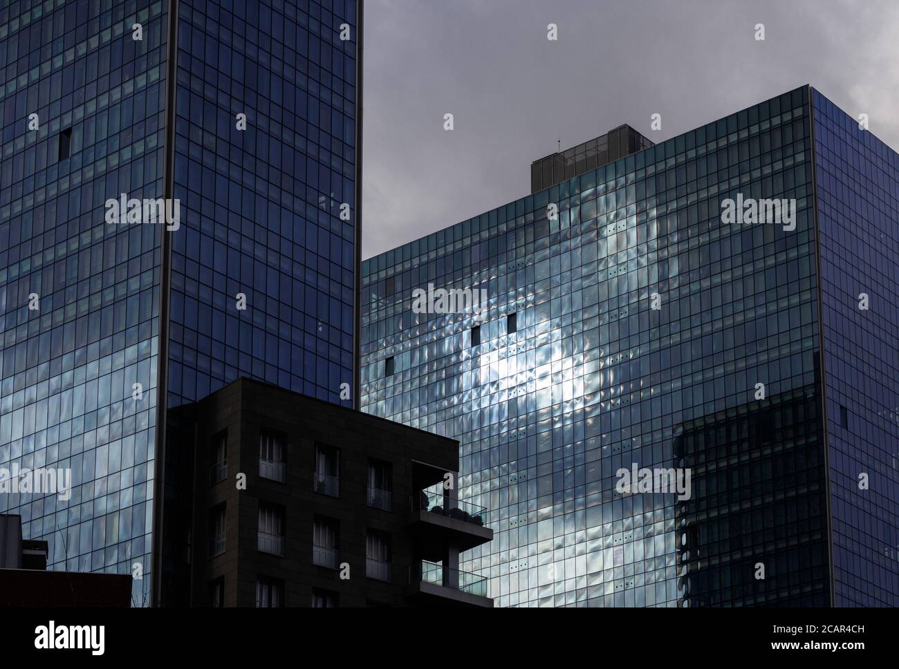 skyscrapers in the city of bilbao in spain Stock Photo - Alamy