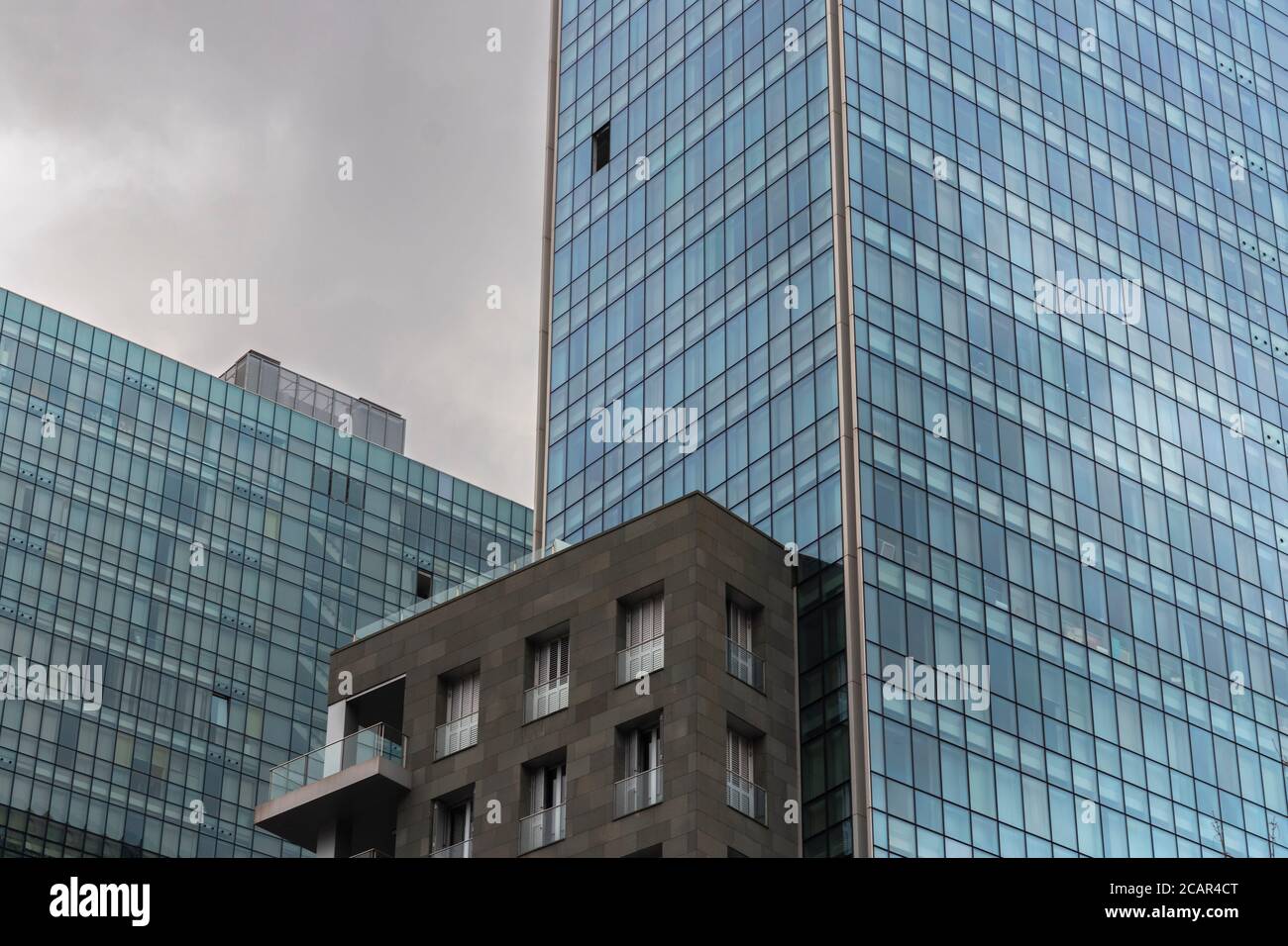 skyscrapers in the city of bilbao in spain Stock Photo - Alamy