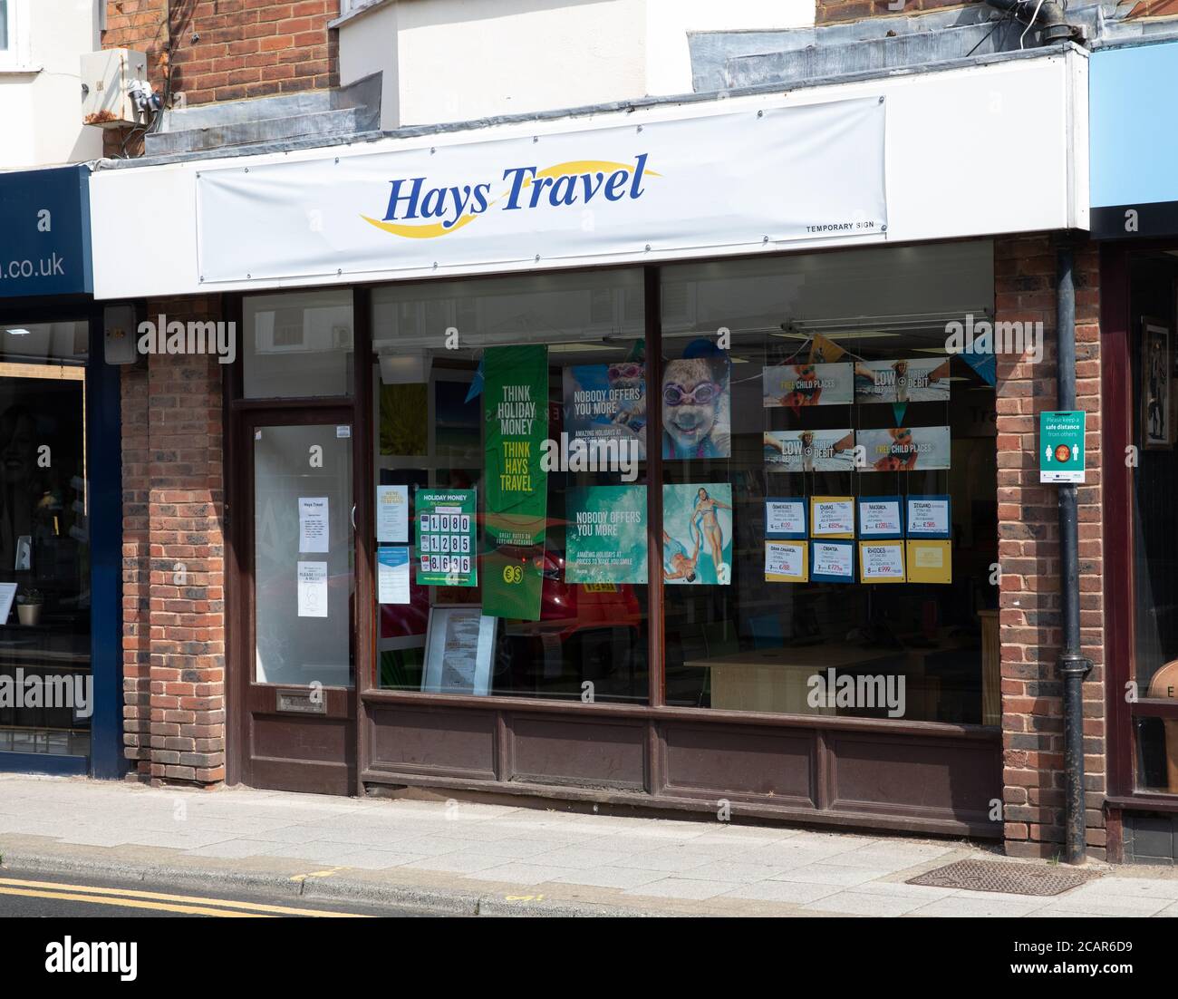 Hays Travel travel agents in Sevenoaks town centre, Kent Stock Photo