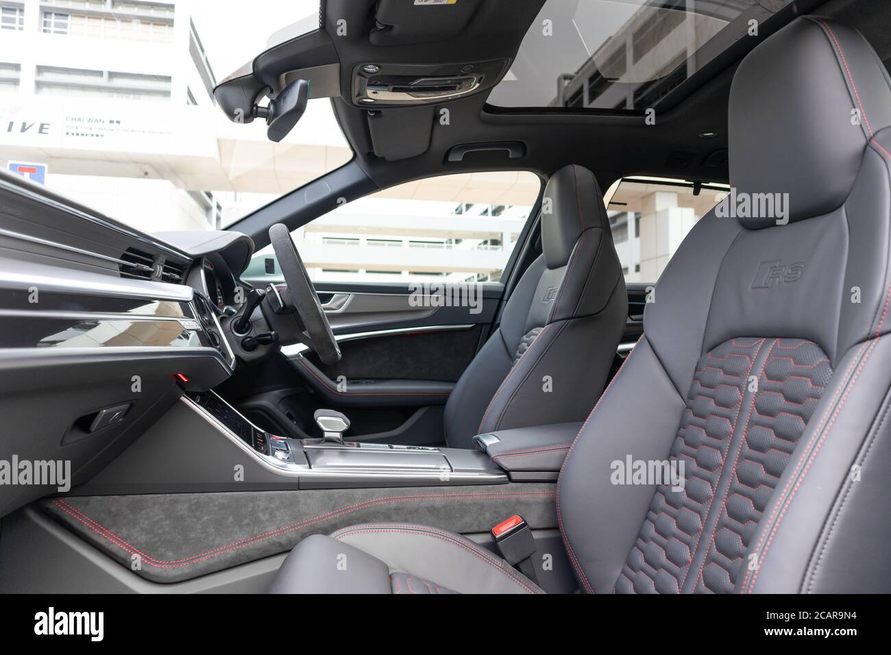 Hong Kong, China March 16, 2020 : Audi RS6 AVANT 2020 Interior March 16 2020  in Hong Kong Stock Photo - Alamy