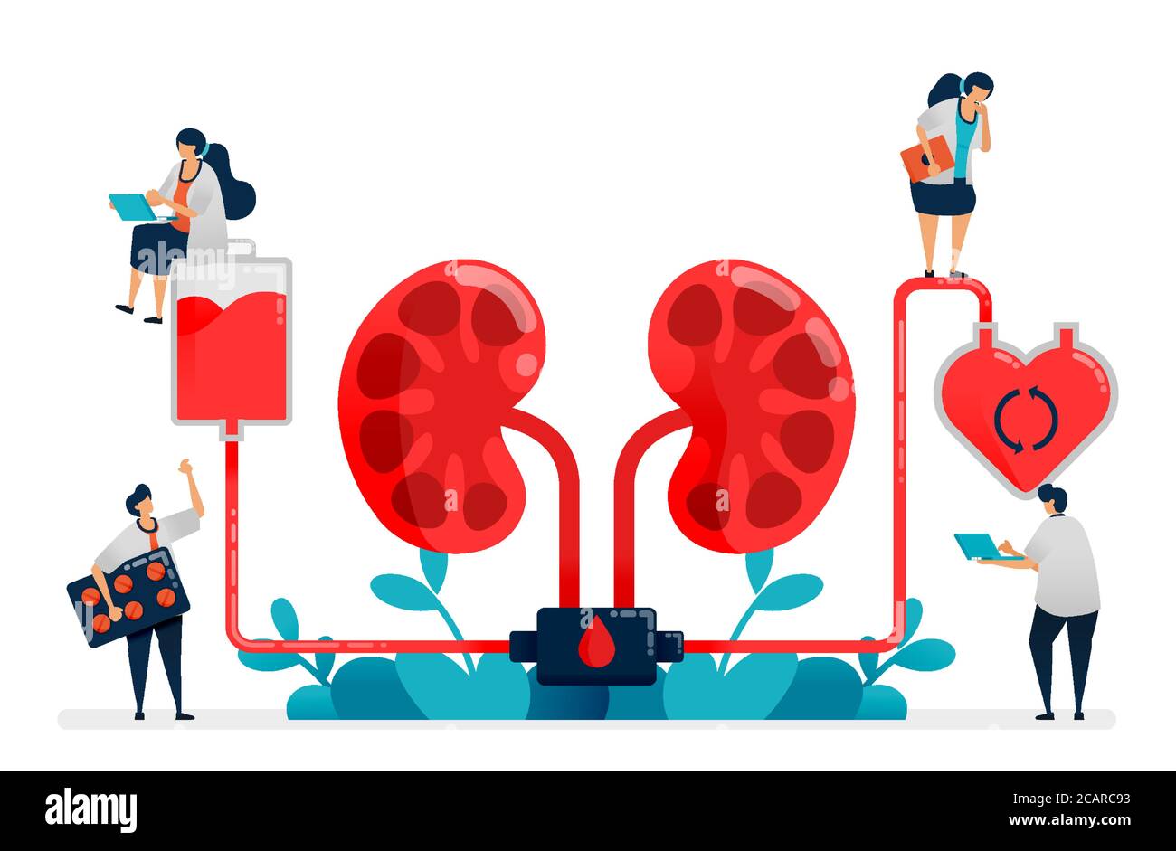 Chronic renal failure illustration Cut Out Stock Images \u0026 Pictures - Alamy, image size:1300x941